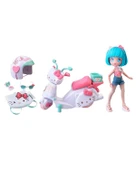 Hello Kity Manga Bebek Pretty Pink Scooter Figür Seti 40968 - 5