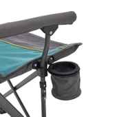 Katlanabilir Kamp Sandalyesi - Roxy - Takviyeli - Petrol (244002) - 4