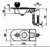 Sensation Karavan Bagaj Kilidi Basmalı Sıkıştırmalı Düz Tip - 2