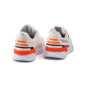 Erkek Beyaz Oranj Spor Ayakkabı Rahat Yürüyüş Koşu Günlük Sneaker Bağcıklı Hafif Taban - 4
