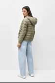 Pull & Bear Kapüşonlu Hafif Şişme Mont - 3