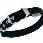 Doggie Konfor Dokuma Boyun Tasması Siyah 2.0*30-35 cm (DSBT-2010 S) - 2