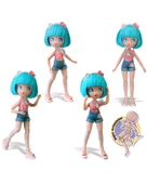 Hello Kity Manga Bebek Pretty Pink Scooter Figür Seti 40968 - 2