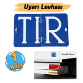 ADR 40x30 cm Katlanır Alüminyum Levhası ( TIR ) Yazısı Mavi Renk 1 Adet Katlanabilir Uyarı Levha thumbnail 2