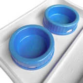 Kedi/Köpek Lüks Mama Seti Mavi - 3