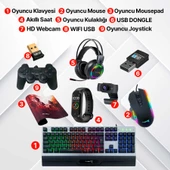 Turbox Tx90 i5 3470 16GB 256GB SSD 1TB HDD 4GB Ekran Kartı 23.8'' Curved Masaüstü Oyun Bilgisayarı thumbnail 2