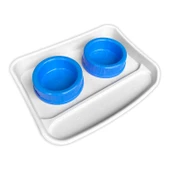 Kedi/Köpek Lüks Mama Seti Mavi - 1