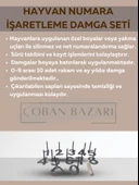 Hayvan Numara İşaretleme Damga Seti thumbnail 1