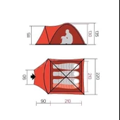 Hannah Harbor 4 Kişilik 3 Mevsim Çadır Spring Green 135*300*220 cm - 4