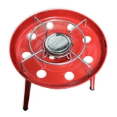 Yer Tipi Süper Ocak - Orcamp (Granit Sac + Grill + Dönüştürücülü) - (GR-823-10) - 3