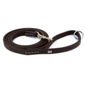 Doggie Yağlı Derili Eğitim Gezdirme Tasması Kahve 1.1*150 cm (YEGT11 S) - 1