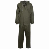 Savex Fermuarlı Takım Balıkçı Yağmurluk Haki (BRS.003) - 1