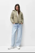 Pull & Bear Kapüşonlu Hafif Şişme Mont - 1