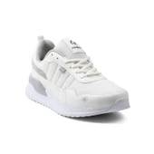 Erkek Beyaz Spor Ayakkabı Rahat Yürüyüş Koşu Günlük Sneaker Bağcıklı Hafif Taban - 2
