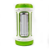 Gold Police Solar&Şarjlı El Feneri JQ-6088 3 W (Projektör) Yeşil - 4