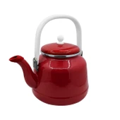 Orcamp Retro Emaye Kamp Çaydanlığı Kırmızı OUT-1551 - 1