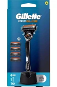 Gillette Fusion Proglide Flexball Tıraş Makinesi 4 Yedekli (sap+stand+4 bıçak) - 1