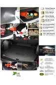 WEHHLER Mitsubishi Outlander Uyumlu   Hybrit 5D Su Kanallı Bagaj Havuzu-Bagaj Paspası 2023 - 6