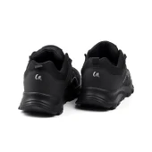 Erkek Siyah Spor Ayakkabı Rahat Günlük Sneaker Yürüyüş Koşu Hafif Taban Bağcıklı - 4