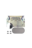 WEHHLER Toyota Avensis 2009-2010-2011-2012-2013-2014-2015-2016-2017-2018 Arka Cam Perdesi-Güneşlik - 2