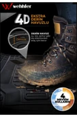 WEHHLER Renault Europa HB 1992-2003  (R19) Havuzlu Yumuşak Kesilebilir Kaliteli Paspas - 5