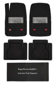 Beka52 Mitsubishi Lancer 2004 Uyumlu 4D Havuzlu Yeni Nesil Universal Paspas Krom Gri - 4