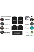 Beka52 Volkswagen New Beetle 2003 4D Havuzlu Yeni Nesil Universal Paspas Krom Gri - 1