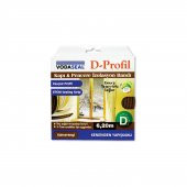 KAPI PENCERE İZALOSYON BANDI-D PROFİL-KAHVE - 1
