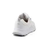 Erkek Beyaz Spor Ayakkabı Rahat Günlük Sneaker Yürüyüş Koşu Hafif Taban Bağcıklı - 5