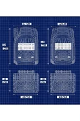 Beka52 Ford Bronco 2023 4d Uyumlu Havuzlu Yeni Nesil Universal Paspas Krom Gri - 5