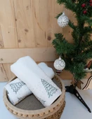 Pamuklu 2'li Şirin Nakışlı Hediyelik Havlu Seti Baveno thumbnail 11