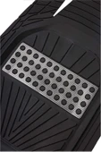 Beka52 Skoda Rapıd HB 2013 4D Havuzlu Yeni Nesil Universal Paspas Krom Gri - 3
