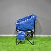 Argeus Balcony Comfort Katlanabilir Kamp Sandalyesi Mavi - 3