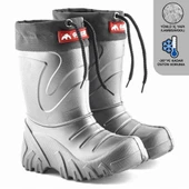 Lemigo Grizzly Eva Çocuk Kürklü Gri Yağmur Çizmesi (835) - 1