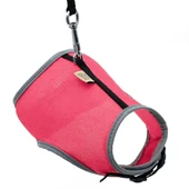 Cattie Havalı Dokuma Kedi Göğüs & Gezdirme Takımı Pembe 1*25-35 cm - 1