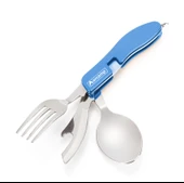 Kamp Çatal&Kaşık&Bıçak Seti - Orcamp - Mavi (OUT-1350) - 1