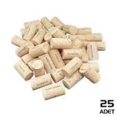 Savex Şişe Mantarı Doğal Mantar Tıpa 25 Adet thumbnail 1