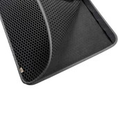 Cattie Altıgen Kum Toplayıcı Fonksiyonel Kedi Paspası Gri 37*50 cm - 4