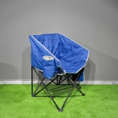 Argeus Balcony Comfort Katlanabilir Kamp Sandalyesi Mavi - 5