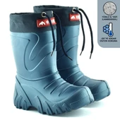 Lemigo Grizzly Eva Çocuk Kürklü Lacivert Yağmur Çizmesi (835) - 1