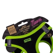 Doggie Havalı Dokuma Neon Küçük Irk Göğüs Tasması Sarı 30-34 cm (ANG-XS) thumbnail 3