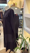 İnvee peç elbise siyah 7157 - 7