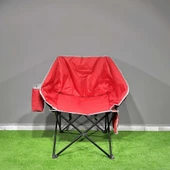 Argeus Balcony Comfort Katlanabilir Kamp Sandalyesi Kırmızı - 1