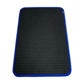 Cattie Altıgen Kum Toplayıcı Fonksiyonel Kedi Paspası Mavi 37*50 cm - 3