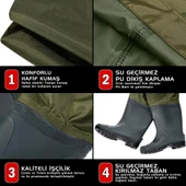 Protackle Primax Taslan Su Geçirmez Haki Tulum Çizme (NCW003) - 3