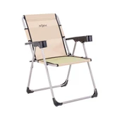 Katlanabilir Piknik ve Kamp Sandalyesi - Bardaklıklı - Rock - Sahra (A-12)- 140KG Taşıma - 1