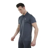 Spor Erkek Polo Yaka Tişört - Hızlı Kuruyan Tişört - Ultra Dry Antrasit (600613) - 2