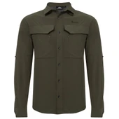 Alpinist Natriks Uzun Kollu Erkek Gömlek Haki (600702) - 1