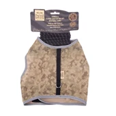 Cattie Havalı Dokuma Kedi Göğüs & Gezdirme Takımı Kamuflaj 1*25-35 cm - 2