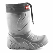 Lemigo Grizzly Eva Çocuk Kürklü Gri Yağmur Çizmesi (835) - 3